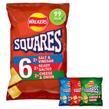 Walkers Squares Crunchy Variety Multipack Crisps GOODS ASDA