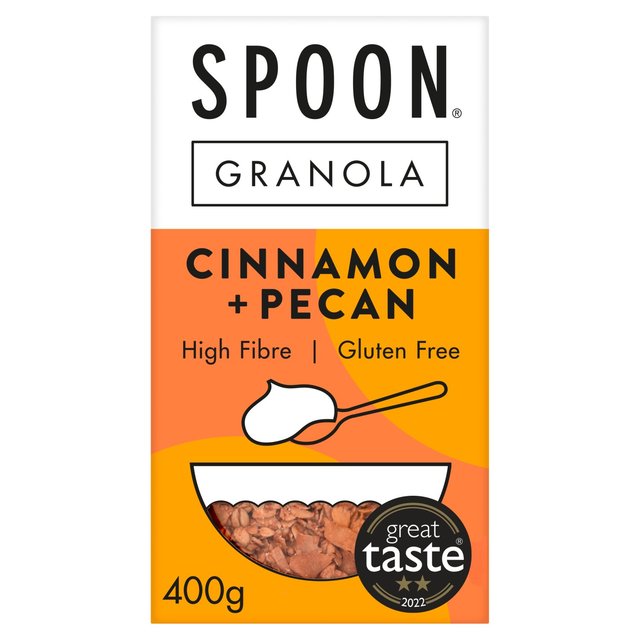 Spoon Cereals Cinnamon + Pecan Granola 400g Food Cupboard M&S