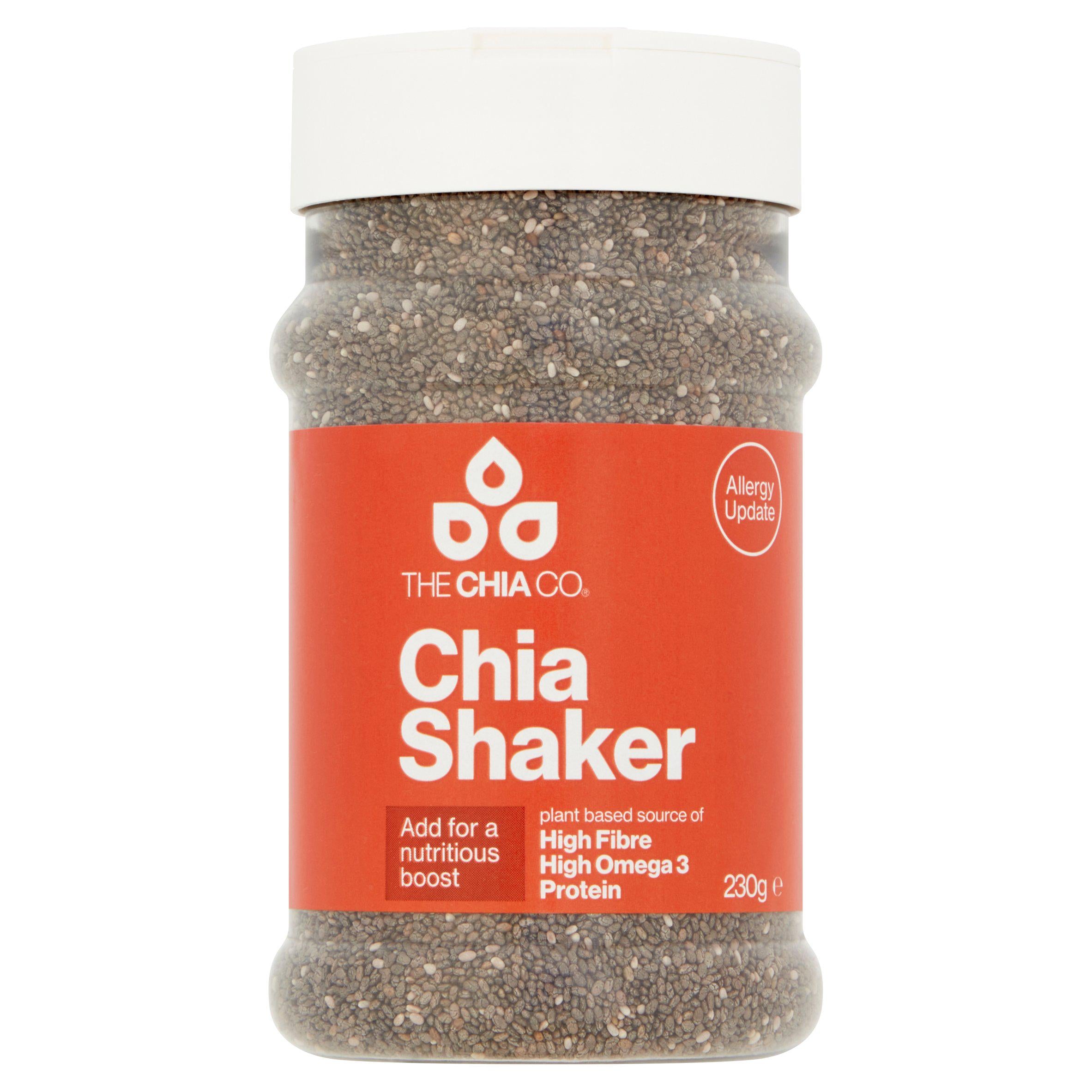 The Chia Co Chia Seed Shaker 230g gluten free Sainsburys