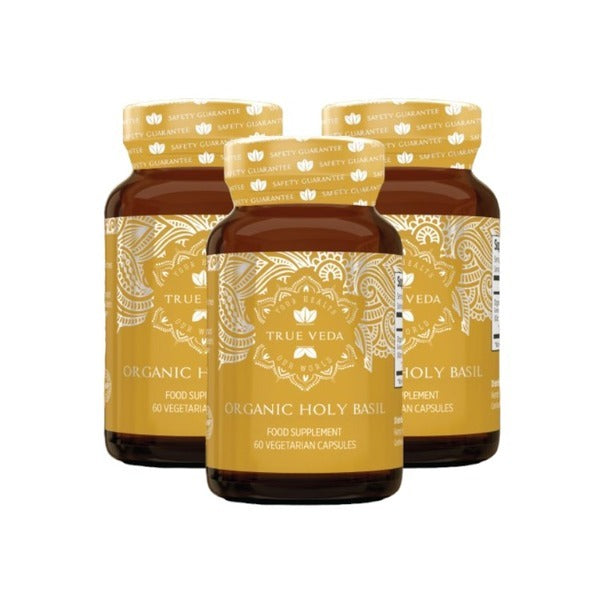 True Veda | Organic Holy Basil | Vitamin B6 | 180 Caps GOODS Superdrug