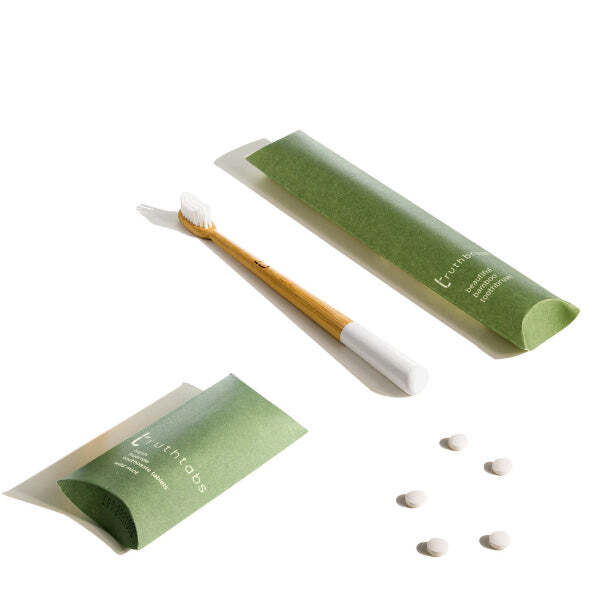 Truthbrush Bamboo Toothbrush, Truthtabs & Travel Case Set GOODS Superdrug