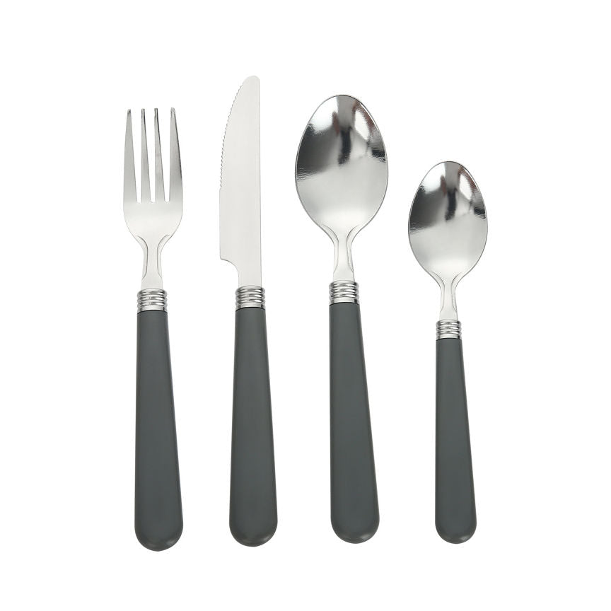 George Home Grey Handle Cutlery Set - McGrocer
