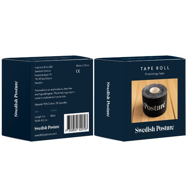 Swedish Posture Kinesio Tape 5m Roll: Easy Roll, Easy Cut GOODS Superdrug