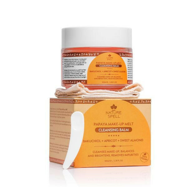 Nature Spell's Papaya Make-up Melt Cleansing Balm 100ml GOODS Superdrug