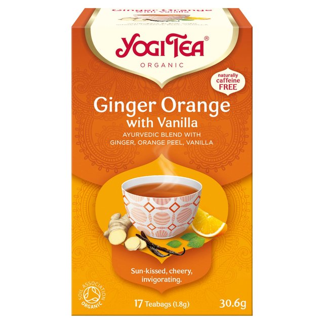 Yogi Tea Organic Ginger Orange with Vanilla Tea Bags 17 per pack GOODS M&S