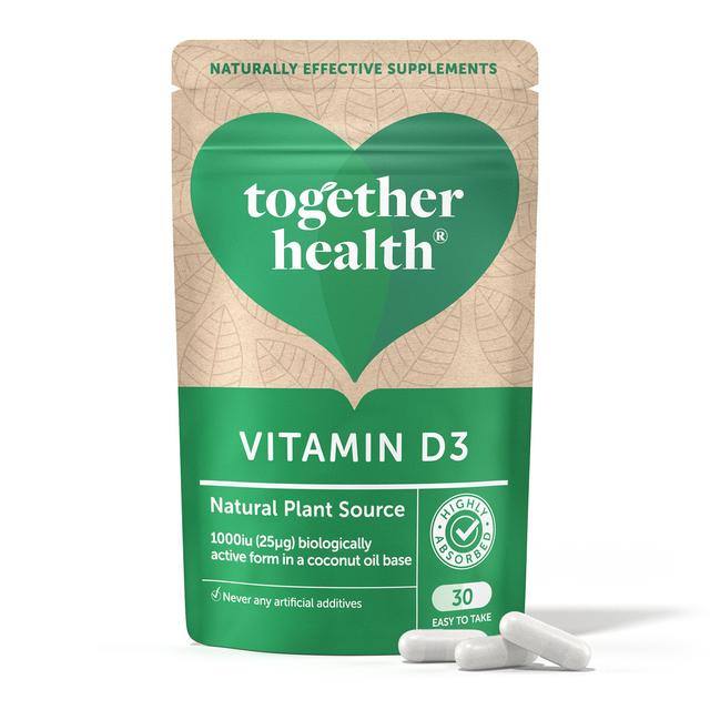 Together Health Vitamin D3 Vegan Capsules 30 per pack GOODS M&S