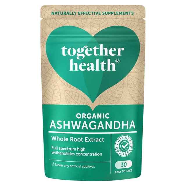 Together WholeHerbs Ashwagandha Vegetable Capsules 30 per pack GOODS M&S