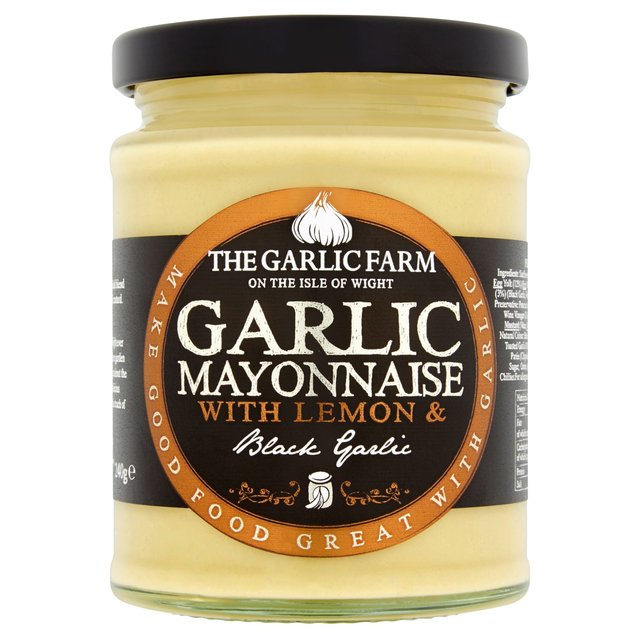 The Garlic Farm Black Garlic Mayonnaise 240g GOODS M&S