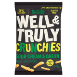 Well & Truly Crunchy Sour Cream & Onion Sticks 100g GOODS M&S