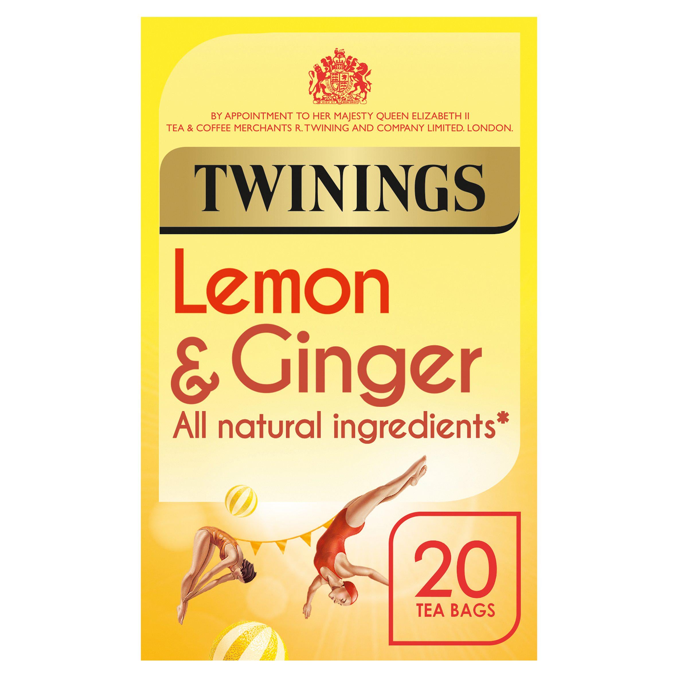 Twinings Lemon & Ginger Tea, 20 Tea Bags GOODS Sainsburys