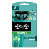 Wilkinson Sword Xtreme 3 Sensitive Men's Disposable Razors x8 GOODS Boots