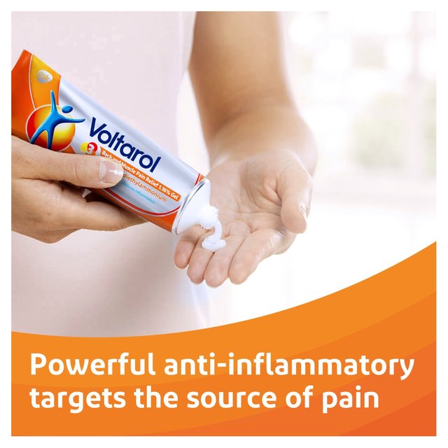 Voltarol Back & Muscle Pain Relief Gel 1.16% with No Mess Applicator 100g GOODS M&S