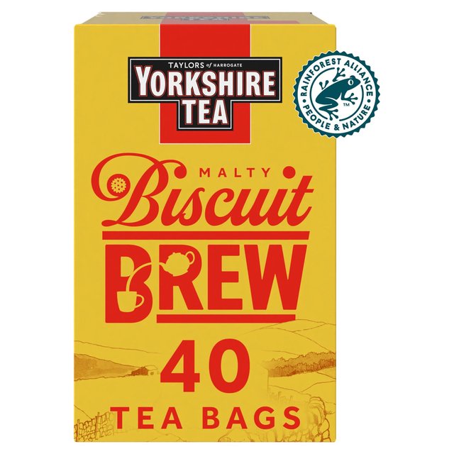 Yorkshire Tea Biscuit Brew 40 per pack GOODS M&S