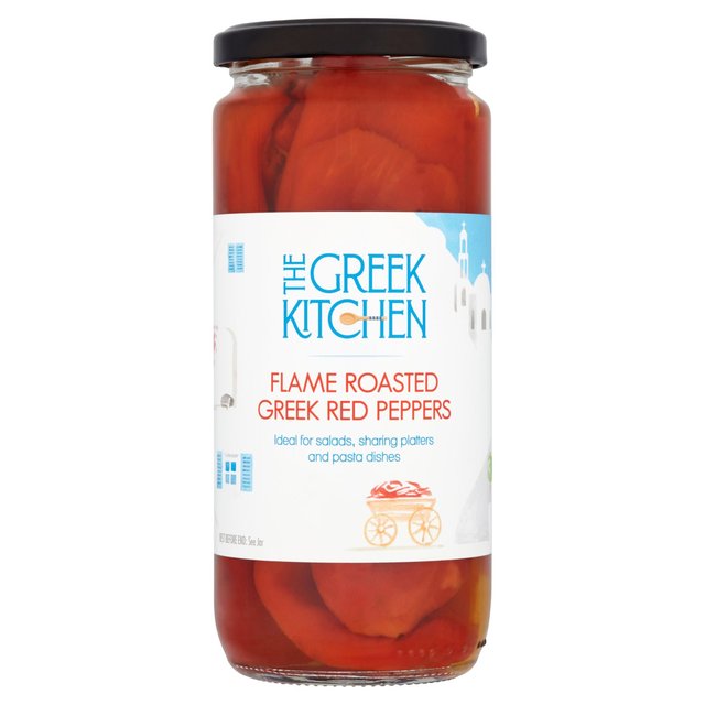 The Greek Kitchen Flame Roasted Red Peppers 450g GOODS M&S
