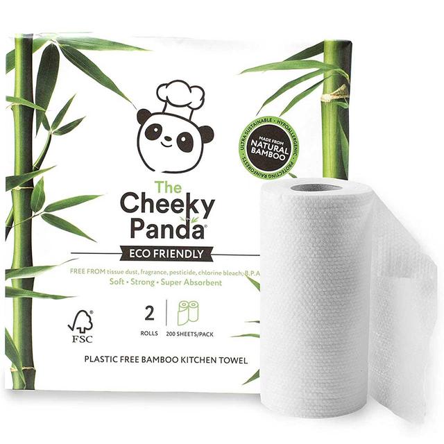 The Cheeky Panda Natural Bamboo Kitchen Rolls 2 per pack GOODS M&S