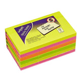 Sticky Note Cube Neon Assorted Pack GOODS M&S