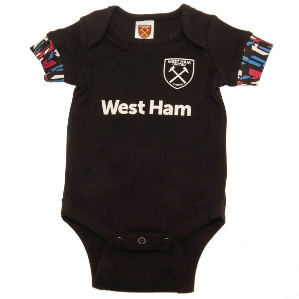 West Ham United FC Baby Sleepsuit (Pack of 2) (12-18 Months) GOODS Superdrug