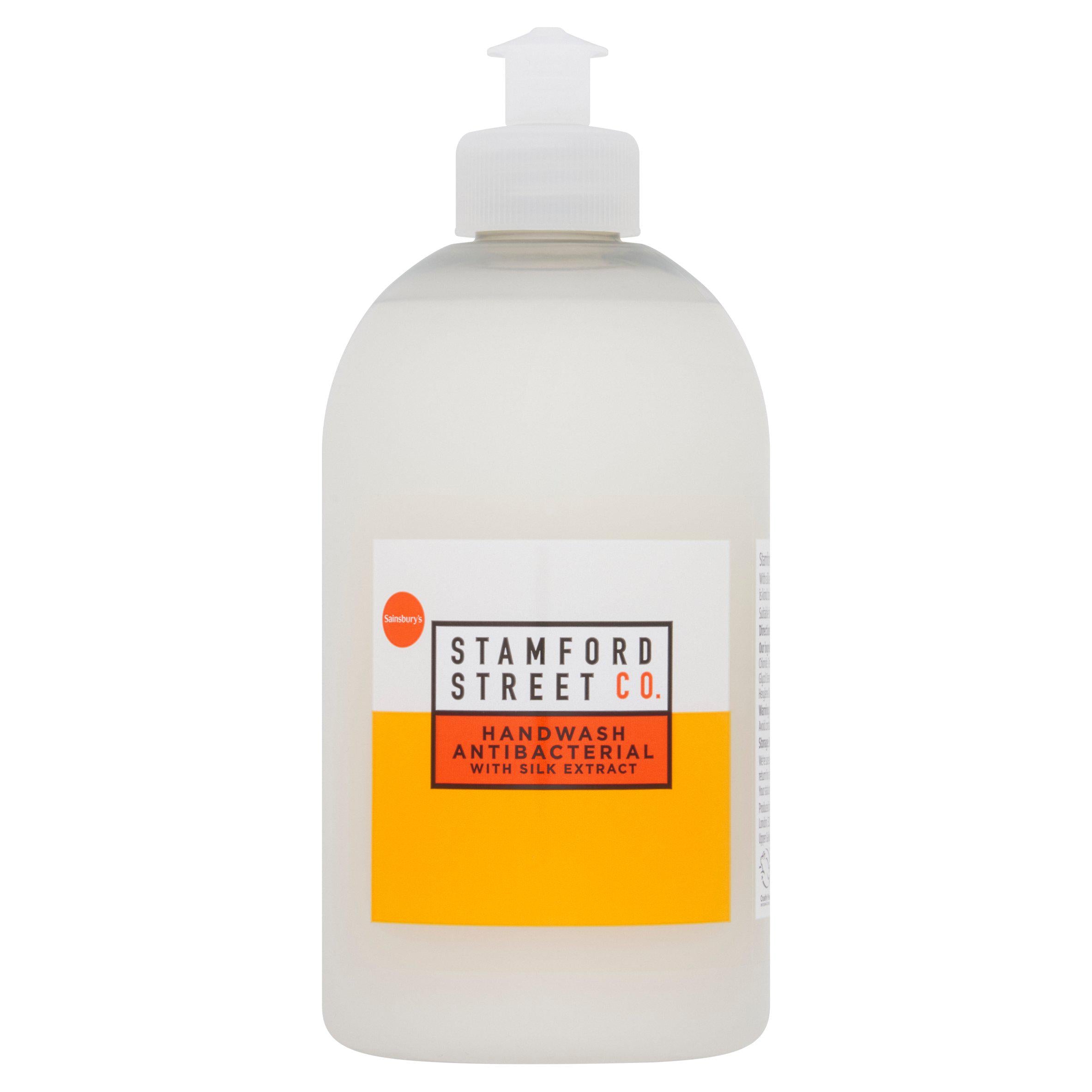 Stamford Street Co. Handwash Antibacterial with Silk Extract 500ml GOODS Sainsburys
