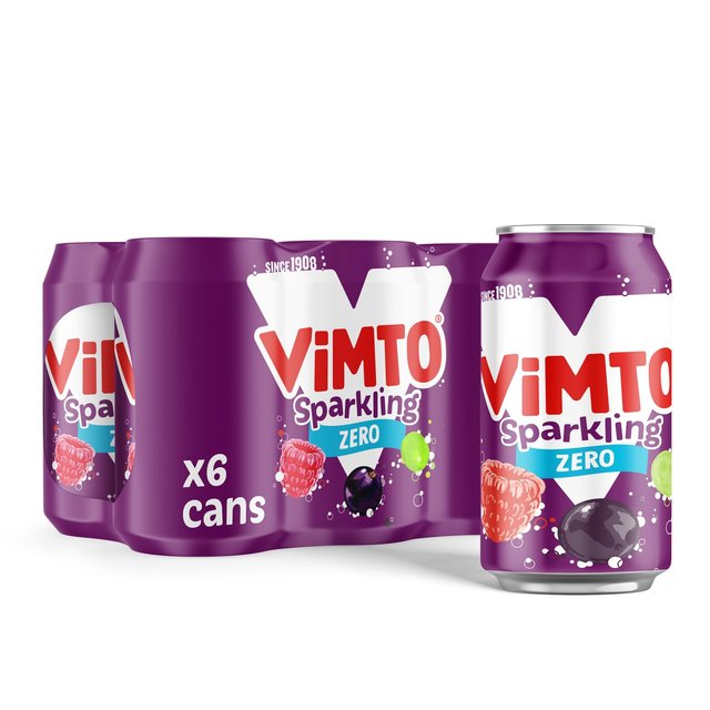 Vimto Fizzy No Added Sugar 6 x 330ml GOODS M&S