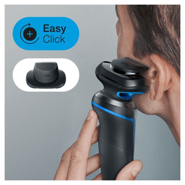 Braun Series 5 50-B1200s Electric Shaver for Men, Blue - McGrocer