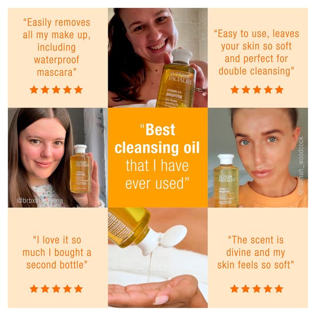 Super Facialist Vitamin C Cleansing Oil 200ml GOODS M&S