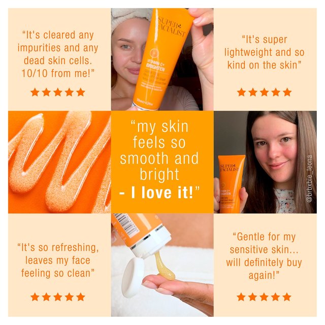 Super Facialist Vitamin C Polishing Face Wash 125ml GOODS M&S