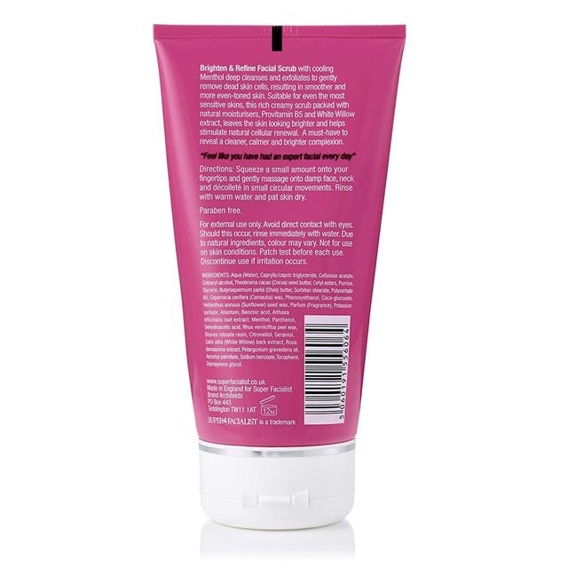 Super Facialist Rose Facial Exfoliating Scrub 150ml GOODS M&S