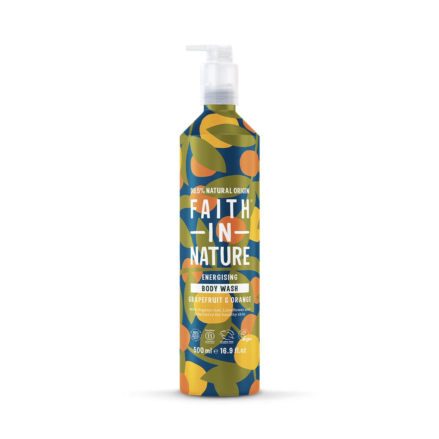 Faith in Nature Fragrance Free Body Wash 5L - McGrocer