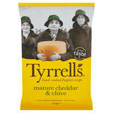 Tyrrells Mature Cheddar & Chive Sharing Crisps 150g GOODS M&S