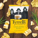 Tyrrells Mature Cheddar & Chive Sharing Crisps 150g GOODS M&S