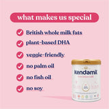 Kendamil First Infant Milk Stage 1 (0-6 Months) 800g - McGrocer