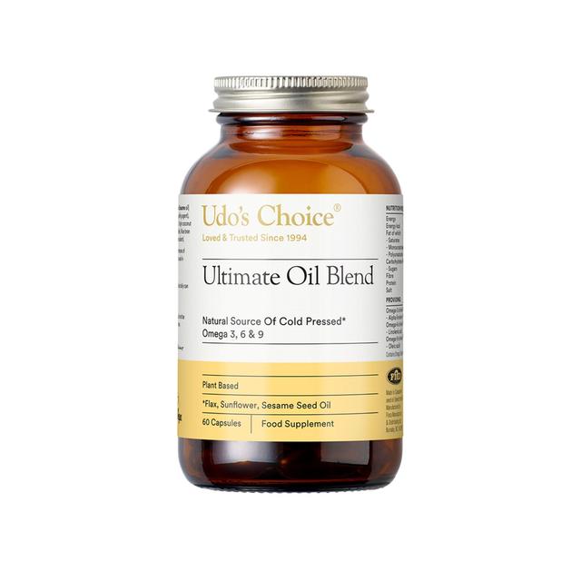 Udo's Choice Ultimate Oil Blend Omega 3 & 6 Capsules 1000mg 60 per pack GOODS M&S
