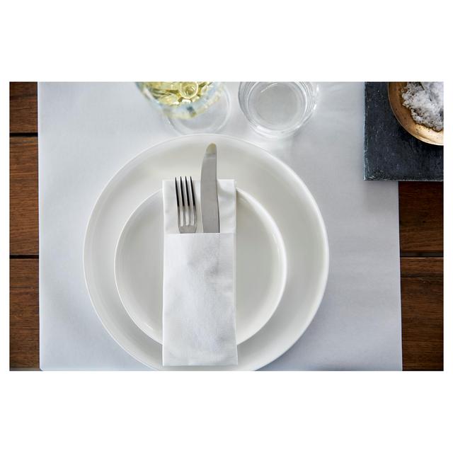 White Dunisoft Large Luxury Paper Napkins   20 per pack GOODS M&S