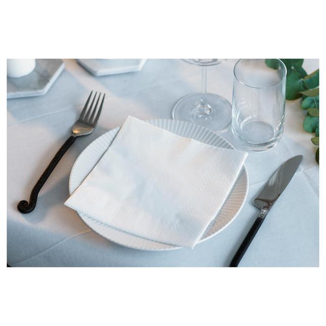 White Compostable Paper Napkins   50 per pack GOODS M&S