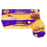 Cadbury Caramel Chocolate Easter Eggs 3 Pack 120g