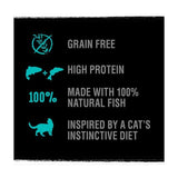 Crave Natural Grain Free Adult Dry Cat Food Salmon & Whitefish 750g