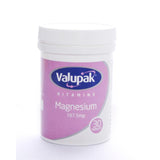 Valupak Vitamins Magnesium Tablets 187.5mg 30 per pack GOODS M&S