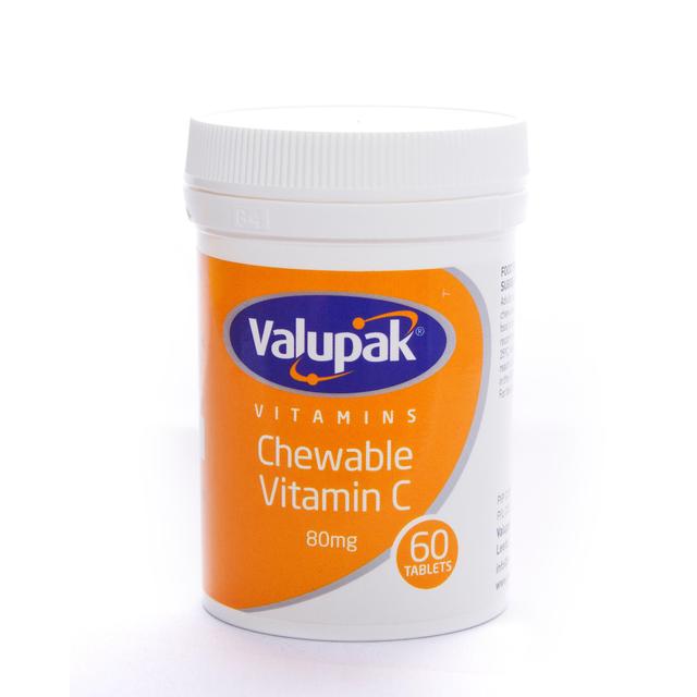 Valupak Vitamins Chewable Vitamin C Tablets 80mg 60 per pack GOODS M&S
