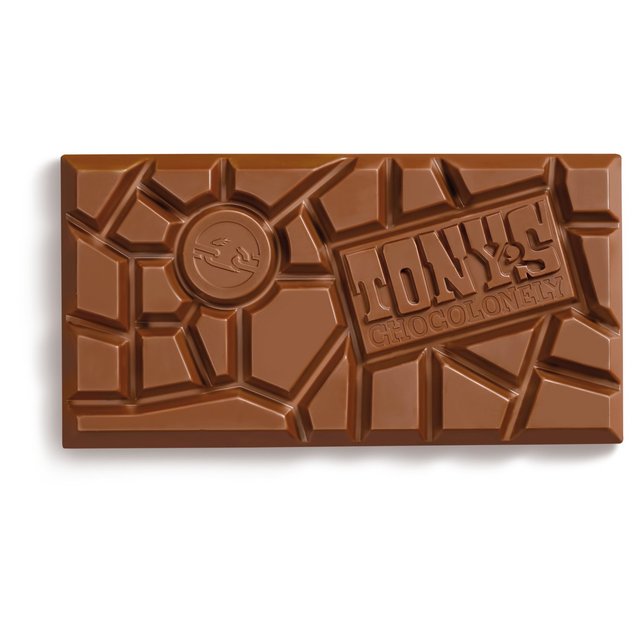 Tony's Chocolonely Dark Chocolate 51% Almond Sea Salt 180g GOODS M&S