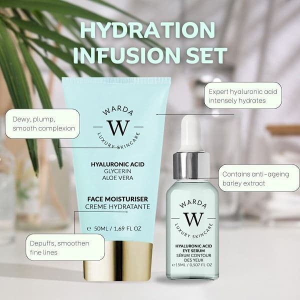 Warda Hyaluronic Face + Eye Set GOODS Superdrug