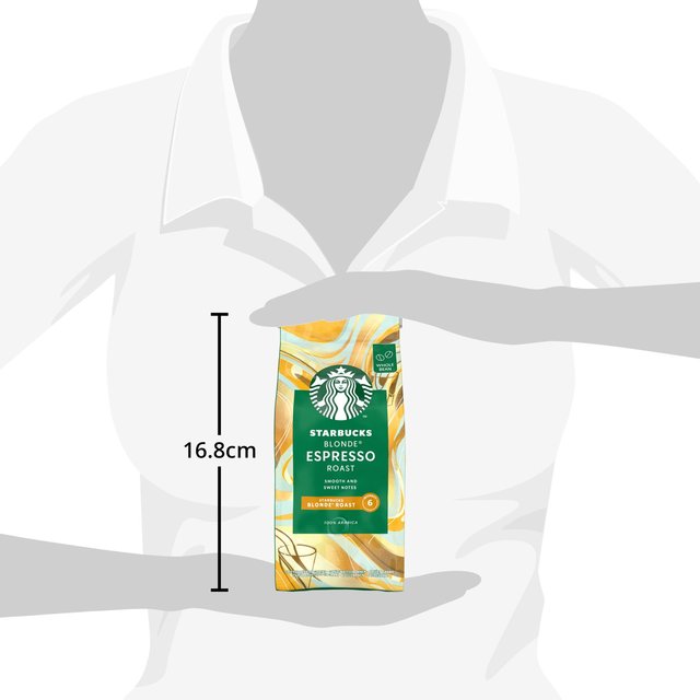 STARBUCKS Blonde Espresso Blonde Roast Coffee Beans 200g GOODS M&S