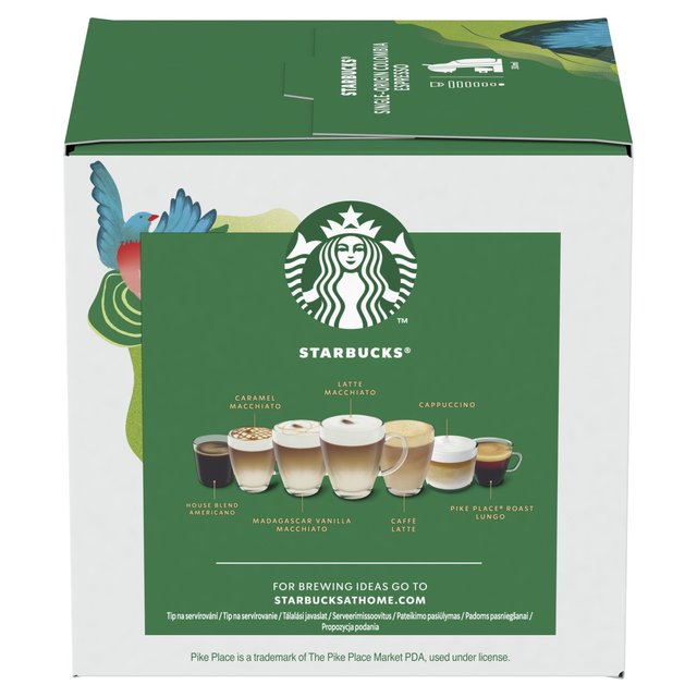 STARBUCKS Medium Colombia Coffee Pods by NESCAFE Dolce Gusto 12 per pack GOODS M&S