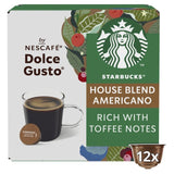 Starbucks Medium House Blend Coffee Pods Dolce Gusto 12 per pack GOODS M&S