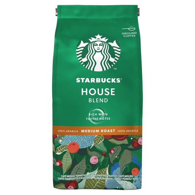 STARBUCKS House Blend Medium Roast Ground Coffee 200g GOODS M&S