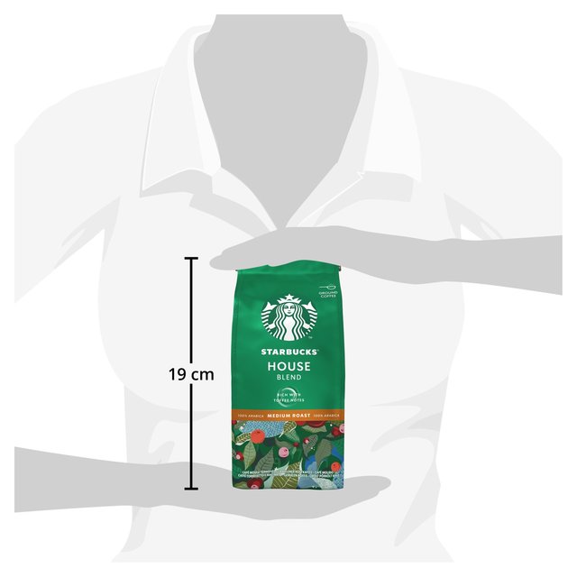 STARBUCKS House Blend Medium Roast Ground Coffee 200g GOODS M&S