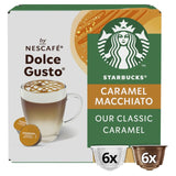 STARBUCKS Caramel Macchiato Coffee Pods by NESCAFE Dolce Gusto 12 per pack GOODS M&S