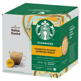 STARBUCKS Blonde Espresso Roast Coffee Pods by NESCAFE Dolce Gusto 12 per pack GOODS M&S