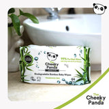 The Cheeky Panda Biodegradable Bamboo Baby Wipes 60 per pack GOODS M&S