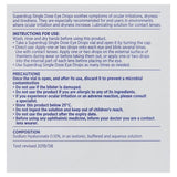 Superdrug Advanced Dry Eye Single Drops 20 x 0,35ml GOODS Superdrug