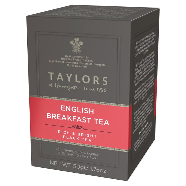 Taylors English Breakfast Teabags 20 per pack GOODS M&S